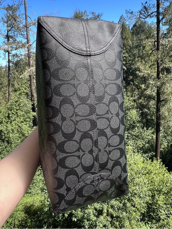 COACH City Tote Silver/Graphite/Black AUTHENTIC NWT - Picture 3 of 9